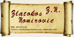 Zlatokos Momirović vizit kartica